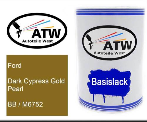 Ford, Dark Cypress Gold Pearl, BB / M6752: 500ml Lackdose, von ATW Autoteile West.